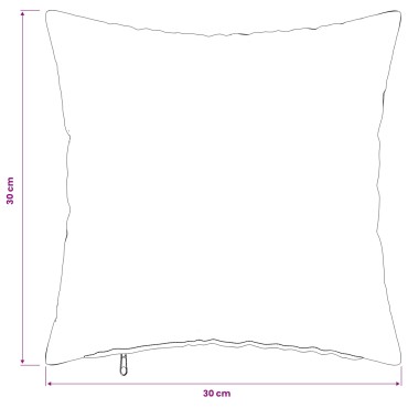 vidaXL Κάλυμμα Μαξιλαριού 2 τμχ. HEERLEN Ροζ 30 x 30 cm Ύφασμα