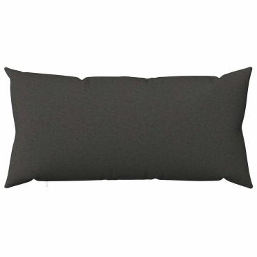 vidaXL Κάλυμμα Μαξιλαριού 2 τμχ. HEERLEN Σκούρο Γκρι 40 x 80 cm Ύφασμα