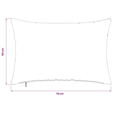 vidaXL Κάλυμμα Μαξιλαριού 2 τμχ. HEERLEN Κόκκινο 50 x 70 cm Ύφασμα