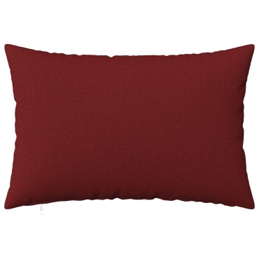 vidaXL Κάλυμμα Μαξιλαριού 2 τμχ. HEERLEN Κόκκινο 50 x 80 cm Ύφασμα