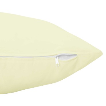 vidaXL Κάλυμμα Μαξιλαριού 2 pcs HEERLEN Κρεμ 80 x 80 cm Πολυεστέρας