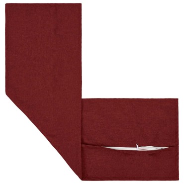 vidaXL Κάλυμμα Μαξιλαριού 2 pcs HOUTEN Κόκκινο 40 x 145 εκ.
