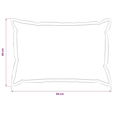 vidaXL Κάλυμμα Μαξιλαριού 2 pcs HOUTEN Ανοιχτό Πράσινο 40 x 60 cm