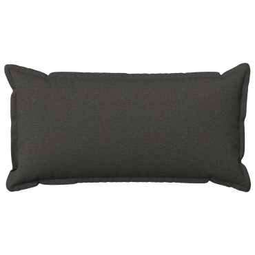 vidaXL Κάλυμμα Μαξιλαριού 2 pcs HOUTEN Σκούρο Γκρι 40 x 80 cm