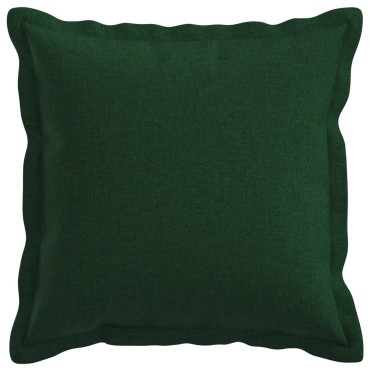 vidaXL Κάλυμμα Μαξιλαριού 6 pcs HOUTEN Σκούρο Πράσινο 45 x 45 cm