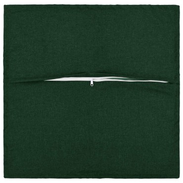 vidaXL Κάλυμμα Μαξιλαριού 6 pcs HOUTEN Σκούρο Πράσινο 45 x 45 cm