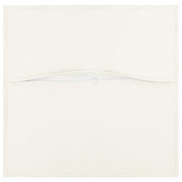 vidaXL Κάλυμμα Μαξιλαριού 2 pcs HOUTEN Λευκό 70 x 70 cm Ψεύτικο Λινό