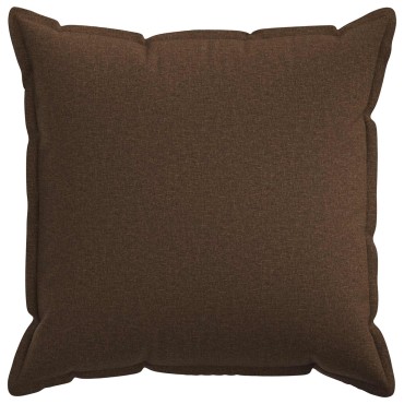 vidaXL Κάλυμμα Μαξιλαριού 2 pcs HOUTEN Καφέ 80 x 80 cm Ψεύτικο Λινό