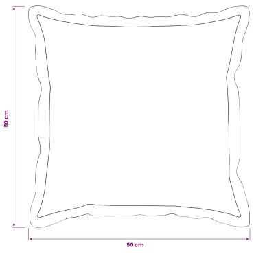 vidaXL Μαξιλάρι με μαξιλάρι HOUTEN 2 τεμ. Taupe Ψεύτικο Λινό