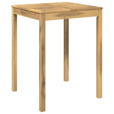 vidaXL Τραπέζι μπαρ κήπου Λευκό 80x80,5x105cm Στερεό Ξύλο Ακακίας 1 τεμ.