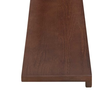 vidaXL Παράθυρα 2 τμχ. Σκούρο Καφέ 140 x 15 x 2 cm Στερεό Ξύλο Δρυός