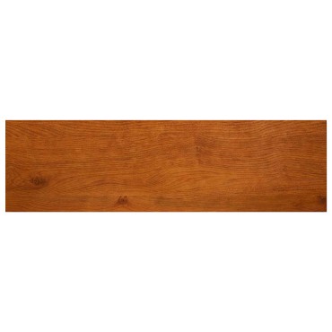 vidaXL Παράθυρα 2 τμχ. Καφέ 140 x 40 x 2 cm Στερεό Ξύλο Δρυός