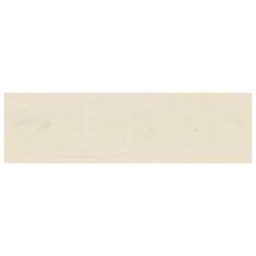 vidaXL Παράθυρα 2 τμχ. Λευκό 140 x 40 x 2 cm Στερεό Ξύλο Δρυός
