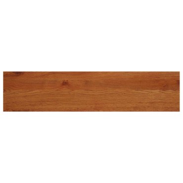vidaXL Παράθυρα 2 τμχ. Καφέ 120 x 30 x 2 cm Στερεό Ξύλο Δρυός