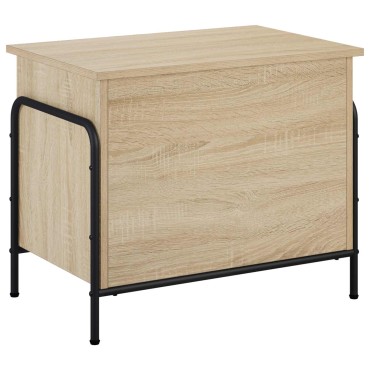 vidaXL Κουτί αποθήκευσης Sonoma Δρυς 80x40x49,5 εκ