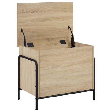 vidaXL Κουτί αποθήκευσης Sonoma Δρυς 80x40x49,5 εκ