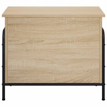 vidaXL Κουτί αποθήκευσης Sonoma Δρυς 80x40x49,5 εκ