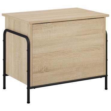 vidaXL Κουτί αποθήκευσης Sonoma Δρυς 80x40x49,5 εκ