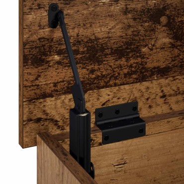vidaXL Κουτί αποθήκευσης Παλαιωμένο ξύλο 80x40x49,5 εκ