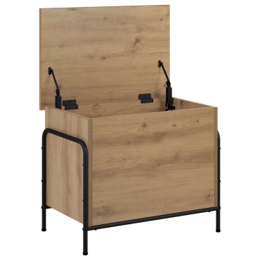 vidaXL Κουτί αποθήκευσης Artisan Δρυς 80x40x49,5 εκ