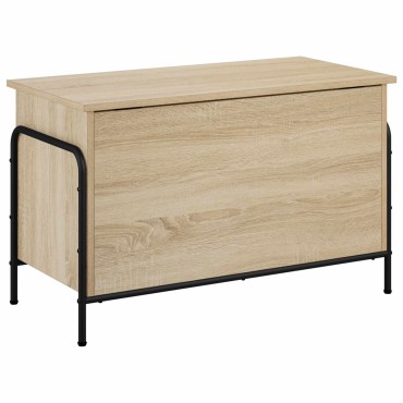 vidaXL Κουτί αποθήκευσης Sonoma Δρυς 80x40x49,5 εκ