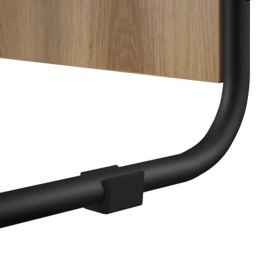 vidaXL Τραπεζάκι Πλευράς Artisan Δρυς 40x31x55 εκ 1 τεμ.