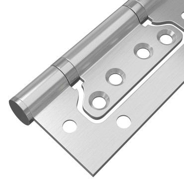 vidaXL Άξονας 8 τμχ. 100 x 75 x 13 mm Ασημί Ατσάλι