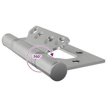 vidaXL Άξονας 8 τμχ. 100 x 75 x 13 mm Ασημί Ατσάλι