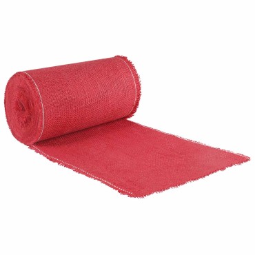 vidaXL Ρολό από Τζute 25 x 1500 εκ Κόκκινο