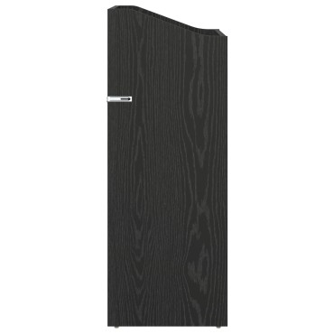 vidaXL Ντουλάπι δίσκων βινυλίου Μαύρη Δρυς 36x36x95,5 εκ 1 τεμ.