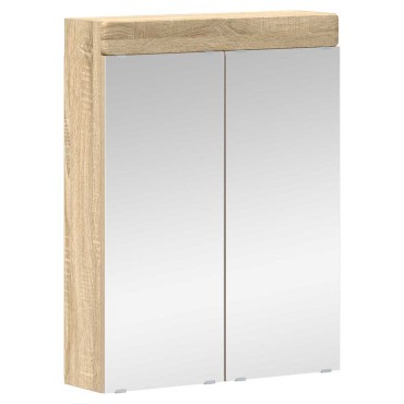 vidaXL Καθρέφτης Ντουλάπα Μπάνιου TULUM Δρύς Sonoma 60x16,5x78 εκ 1 τεμ.