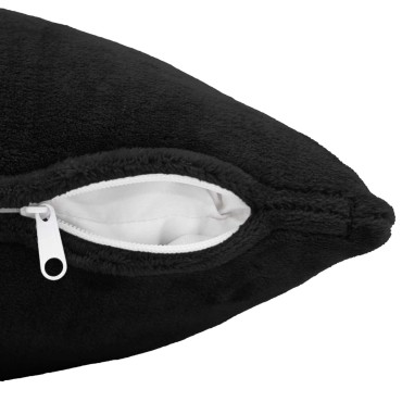 vidaXL Κάλυμμα Μαξιλαριού 2 pcs HEERLEN Μαύρο 60 x 60 cm Φανέλα