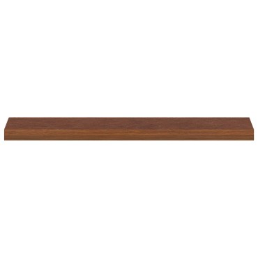 vidaXL Παράθυρα 2 τμχ. Σκούρο Καφέ 100 x 15 x 2 cm Στερεό Ξύλο Δρυός