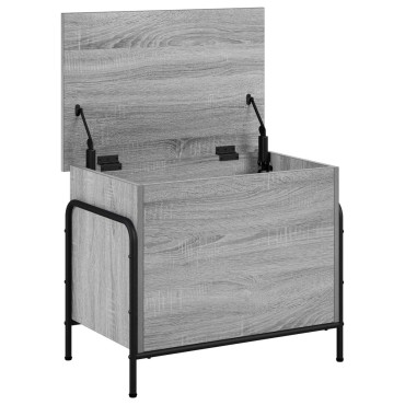 vidaXL Κουτί αποθήκευσης Γκρι Sonoma 80x40x49,5 εκ
