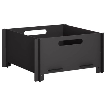 vidaXL Φωτιά Μαύρο 40 x 40 x 20 cm Ατσάλι