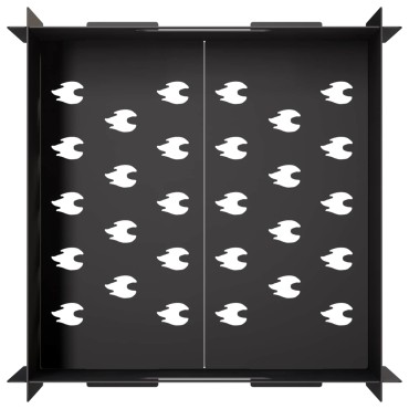 vidaXL Φωτιά Μαύρο 40 x 40 x 20 cm Ατσάλι