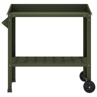 vidaXL Τραπέζι Φυτεύσεων με Ρόδες 96 x 50 x 89 εκ.
