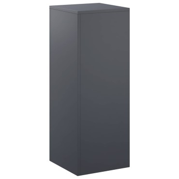 vidaXL Βάση φυτών Ανθρακί 30 x 30 x 80 cm Ανοξείδωτο Ατσάλι