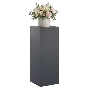 vidaXL Βάση φυτών Ανθρακί 30 x 30 x 80 cm Ανοξείδωτο Ατσάλι