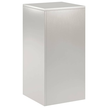 vidaXL Βάση φυτών Ασημί 30 x 30 x 60 cm Ατσάλι