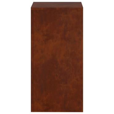 vidaXL Βάση φυτών 2 pcs Σκ rusty 30 x 30 x 60 cm