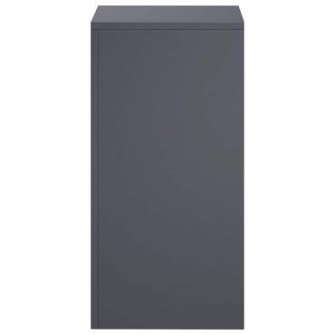 vidaXL Βάση φυτών 2 pcs Ανθρακί 30 x 30 x 60 cm Γαλβανισμένος Χάλυβας