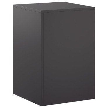 vidaXL Βάση φυτών Μαύρο 40 x 40 x 60 cm Ατσάλι