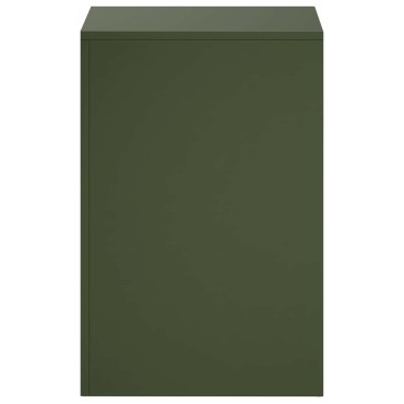 vidaXL Βάση φυτών 2 pcs Λαδί 40 x 40 x 60 cm Ατσάλι