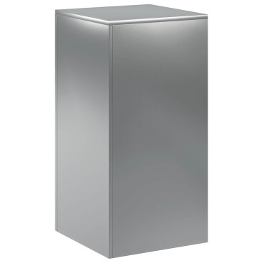 vidaXL Βάση φυτών Ασημί 40 x 40 x 80 cm Ατσάλι