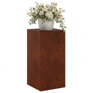vidaXL Βάση φυτών Σκ rusty 40 x 40 x 80 cm Ατσάλι Σκληρυθέν στον Αέρα