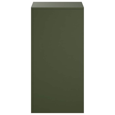 vidaXL Βάση φυτών 2 pcs Λαδί 40 x 40 x 80 cm Ατσάλι