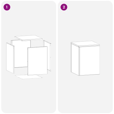 vidaXL Βάση φυτών Ανθρακί 30 x 30 x 40 cm Ανοξείδωτο Ατσάλι