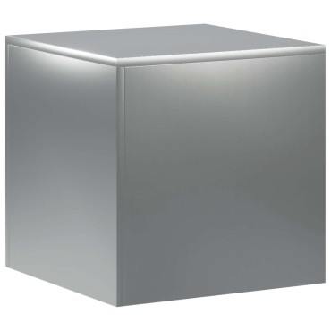 vidaXL Βάση φυτών Ασημί 40 x 40 x 40 cm Ατσάλι