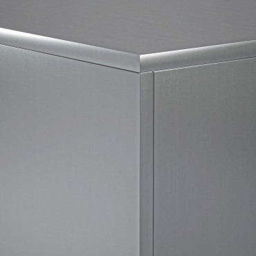 vidaXL Βάση φυτών Ασημί 40 x 40 x 60 cm Ατσάλι